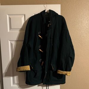 Vintage Free Fall 1980s Wool Coat – Size Large